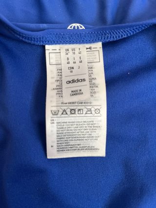 bañador adidas azul