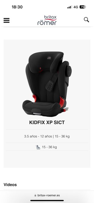 Silla niños coche Romer