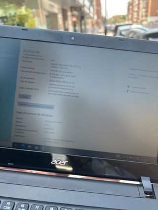 Portatil Acer 11 pulgadas (no envio)