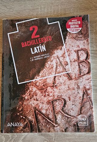 Libro Latín 2 bachiller