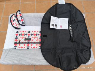 Carrito de bebé con cuco y silla de paseo