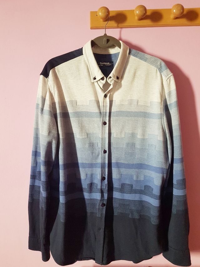 Camisa hombre manga larga