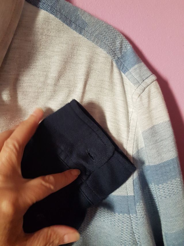 Camisa hombre manga larga