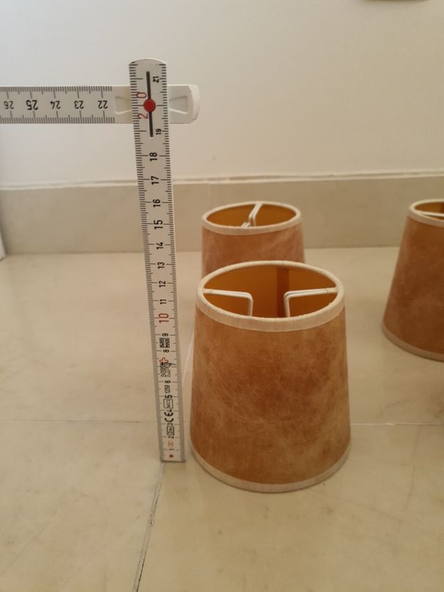 Pantallas o Tulipas lámpara antigua araña