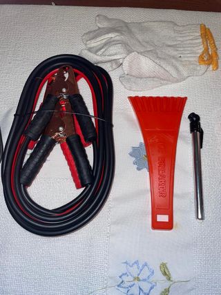 Pinzas para cargar batería de coche