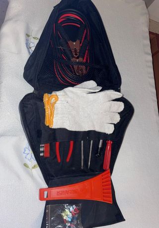 Pinzas para cargar batería de coche