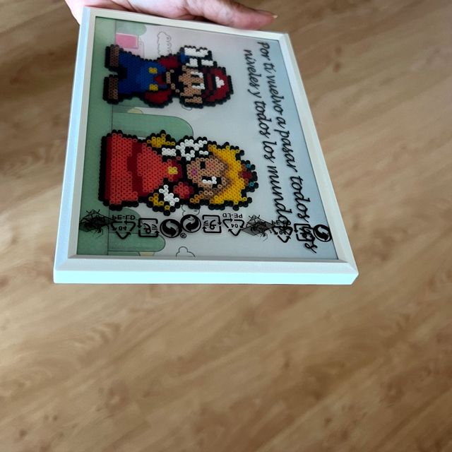 Cuadro Super Mario Hama Beads