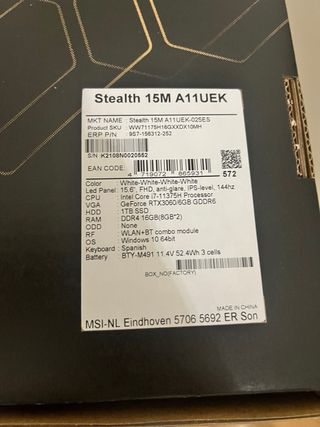 MSI Stealth 15M