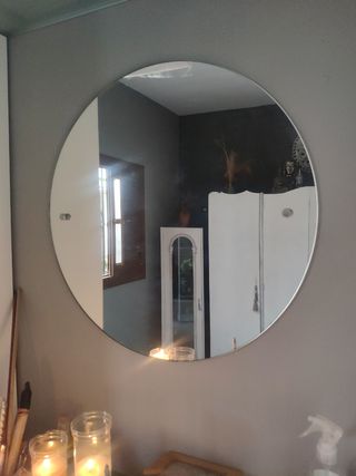 Espejo redondo pared