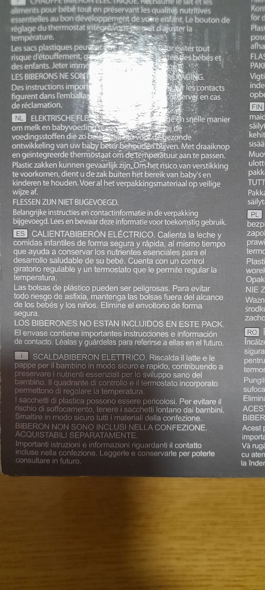 Esterilizador y calienta biberón