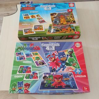 Puzzle, domino y memori