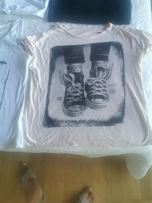 Lote camisetas niña adolescente