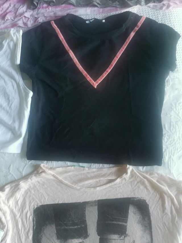 Lote camisetas niña adolescente