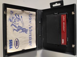 Juego aztec adventure sega master System pal