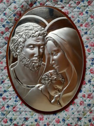 Quadro natività argento