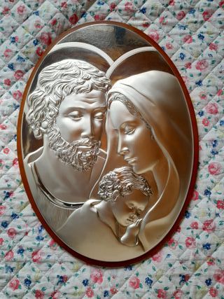 Quadro natività argento