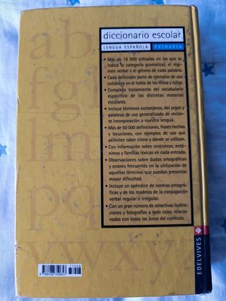 DICCIONARIO PRIMARIA ESPAÑOL