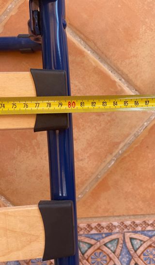 Somier Cama Plegable con ruedas 80x180