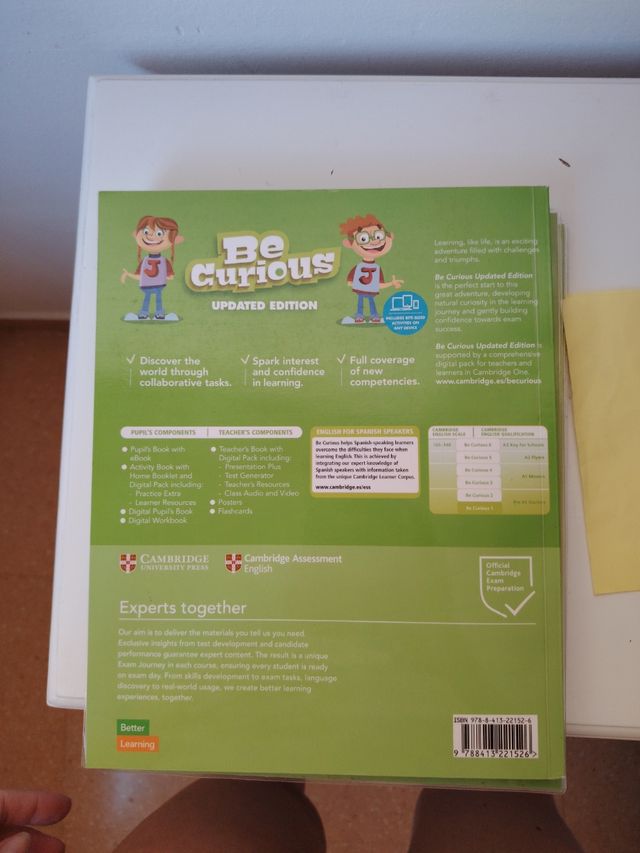 Libro Inglés 1°de Primaria