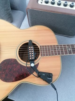 Pastillas y previo de guitarra