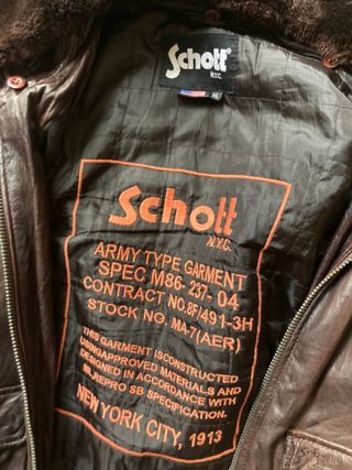 CAZADORA SCHOTT PILOT