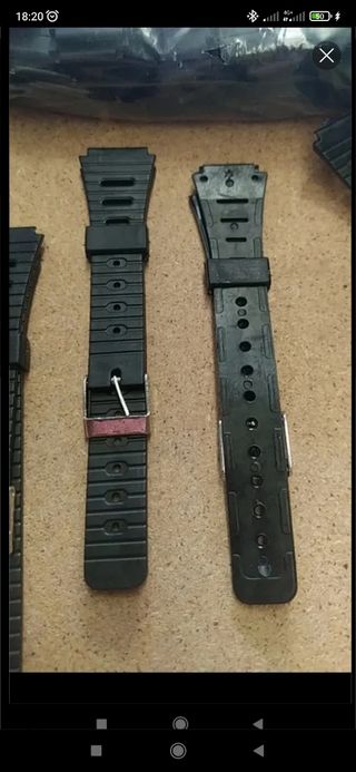 1.000 pasadores + 200 correas reloj negras