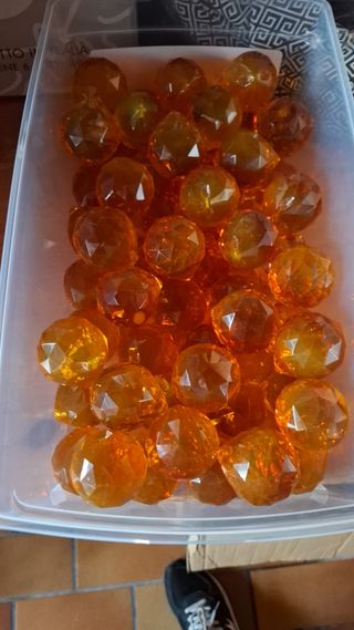 Sfere di cristallo e vetro