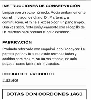 Botas dr Martens rojo charol