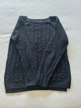 jersey de punto negro