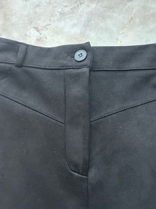 falda negra terciopelo