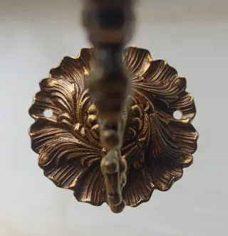 PIEZA BRONCE ACCESORIO PERCHERO GANCHO COLGADOR.
