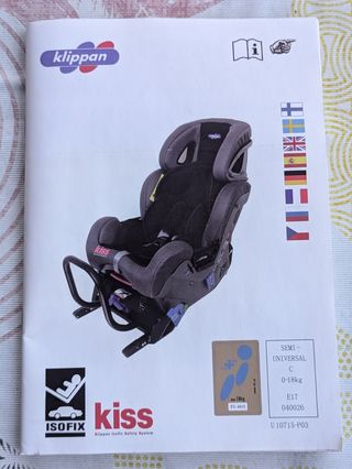 Silla de coche infantil klippan kiss 2 plus 
