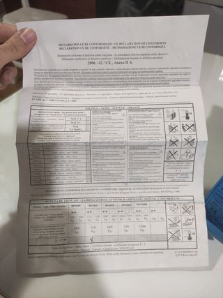 Eslingas de trincaje 3.5T