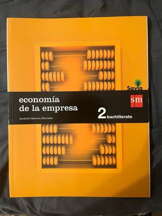 Libro Economía de la Empresa 2º Bachillerato
