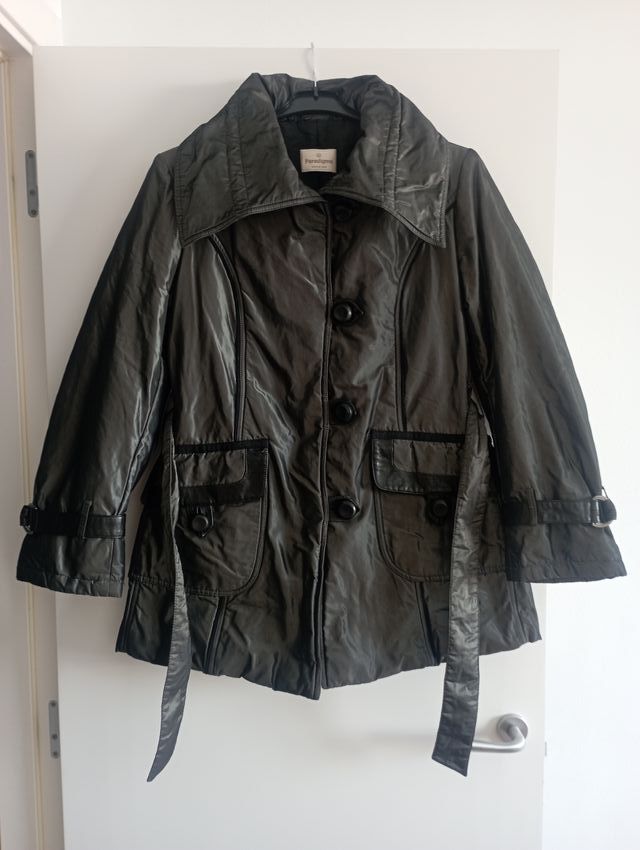 Abrigo chaqueta paradigma negra, para mujer