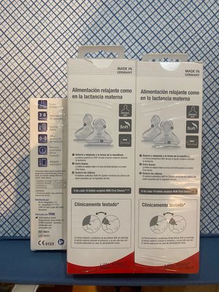 Lote de 6 uns. NUK Biberon Nuevos