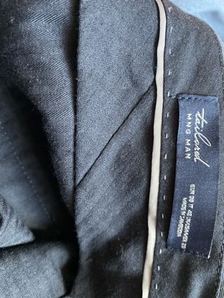 Traje de hombre azul celeste Mango