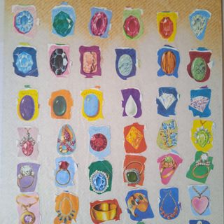 Cromos troqueladas piedras preciosas