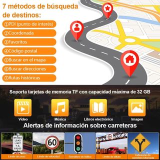 NAVEGADOR GPS COCHES O CAMIONES NUEVO