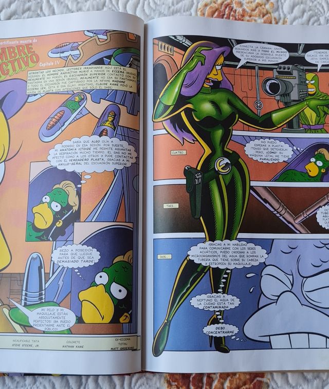 Cómics súper Simpson