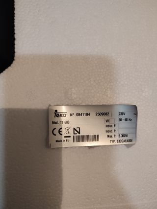 Vitrocerámica TEKA TT600