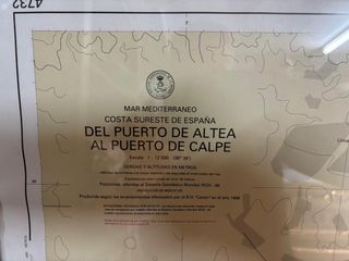 Carta náutica de Altea
