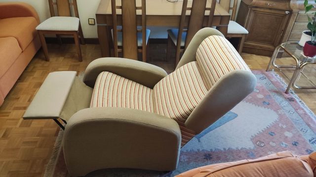 Sillón sofá reclinable abatible