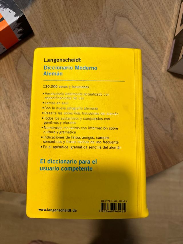 Diccionario moderno alemán