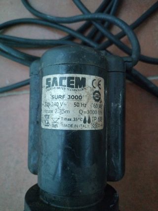 Bomba de agua aljibe deposito