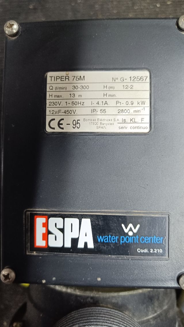 BOMBA AGUA ESPA