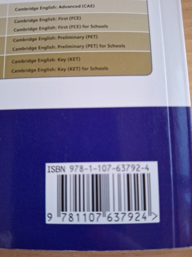 Cambridge objective proficiency