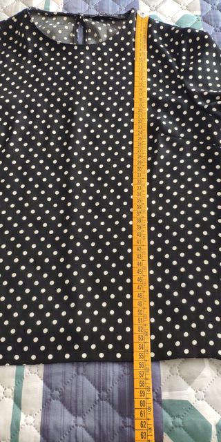 Blusa-camisa  lunares Zara talla M
