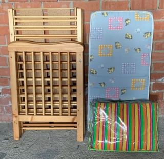 Cuna Bebé de madera maciza
