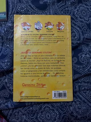 Pack 2 libros infantiles Geronimo Stilton BatPat